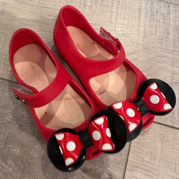 IFANS GIRLS RED MINNIE MOUSE SHOES SIZE 7 - Picture 3 of 7